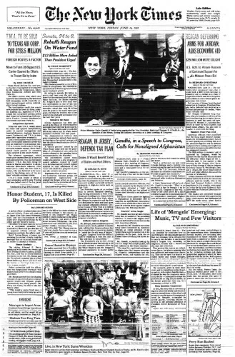 newspaper reprint