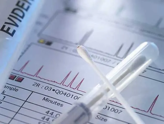 injection needle on medical records 