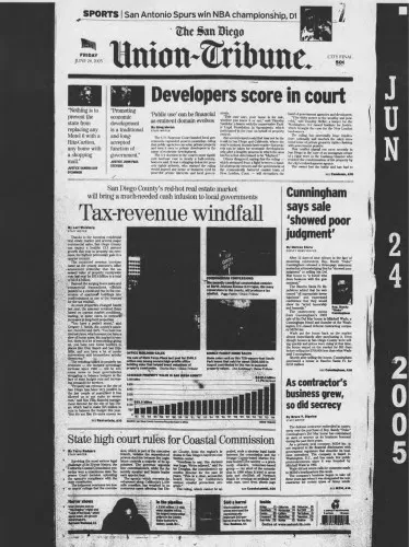 newspaper reprint