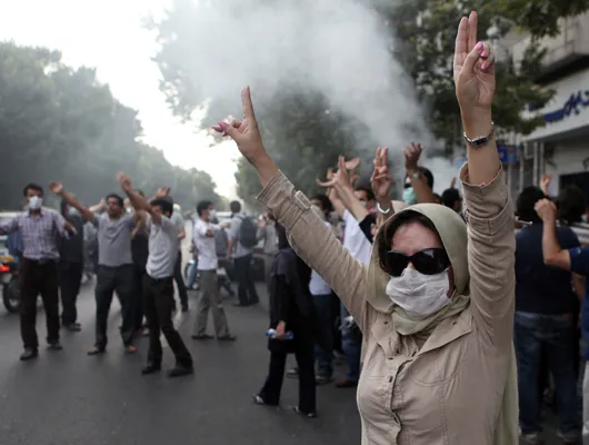 Protesters in Iran