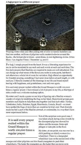 LA Times news page
